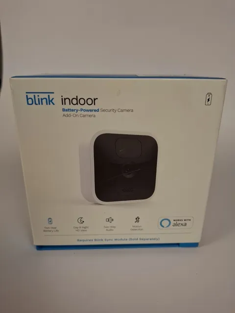 Blink 3rd Generation Indoor Add On Security Camera New