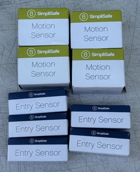 SimpliSafe Motion Sensor Lot of (4) 1st Generation & (5) Entry Sensor NEW BUNDLE