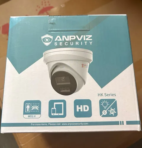 ANPVIZ 5MP PoE IP Dome Camera 2.8mm Night Vision Motion True WDR White