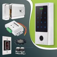 HOMSECUR Weatherproof IP66 APP WIFI Fingerprint PIN Access Control Touch Keypad