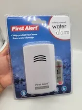Water Alarm First Alert WA100 Battery Operated Water Alarm New Sealed NOB