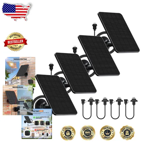 4pk Blink Outdoor Solar Panels 4W High Efficiency Continuous Power