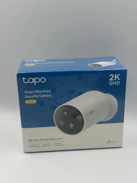 TP-LINK Tapo C425 Smart Wire-Free Security Camera, 2K QHD Brand New Sealed