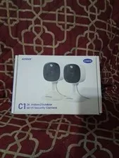 AOQEE 2K Indoor/Outdood Wi-Fi Security Camera-2 Pack-Remote Viewing