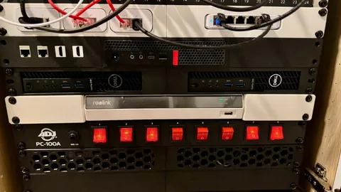 Rack Ears 1U for Reolink RLN8-410 RLN6-410 8CH 8MP NVR Security Camera
