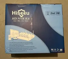 NEW HISEEU High Definition 4 Camera Wireless Network Video Recorder (NVR) Kit