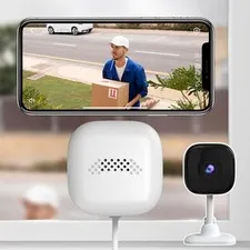 3MP 2K Window Camera, 2.4GHz & 5GHz WiFi Indoor Cameras for Home Security