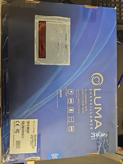 Luma Surveillance 310 Series 16-Channel NVR Poe 1U No Hard Drive
