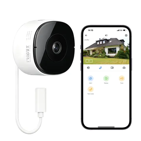 Wansview 2K Window Camera WIFI Security Camera Indoor Human Detection