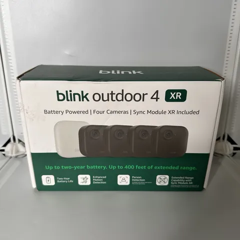 Blink Outdoor 4 XR Four Camera System With Sync Module XR Bundle