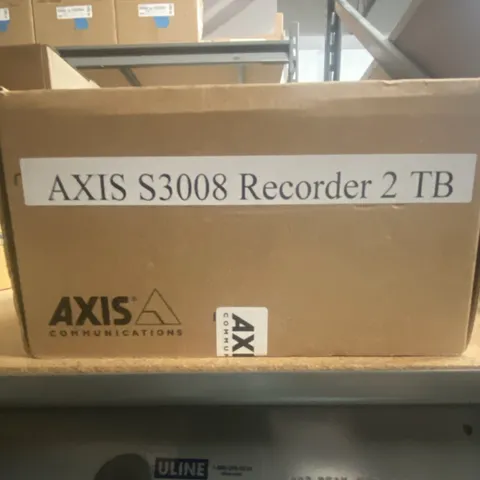 AXIS S3008 8-Channel Network Video Recorder NVR, 2TB, MPN 02195-004