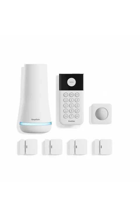 SimpliSafe 7 Piece Wireless Home Security System Optional 24/7 Professional