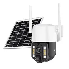Solar Surveillance Cam – WiFi/4G, Night Vision, HD Full Color