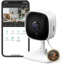1080p Indoor Security Camera Monitor Night Vision Motion Detection 2-Way Audio