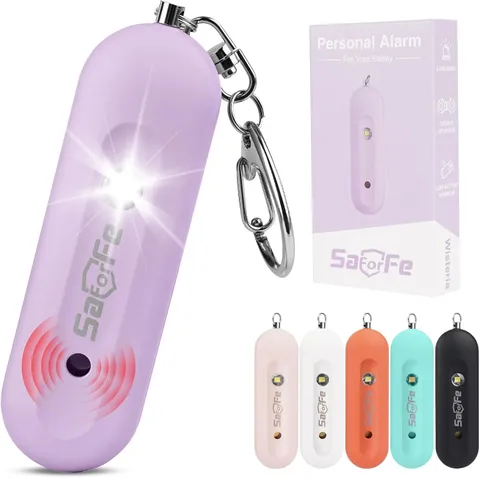 Personal Safety Alarm - Waterproof Rechargeable Security Alarm - 140dB Extra Lou
