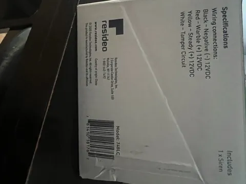 Resideo/Honeywell Low Current Dual Tone Outdoor/Indoor Siren