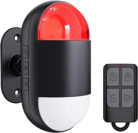Wireless Motion Sensor Alarm Indoor:Battery Operated Detector with Siren | Motio