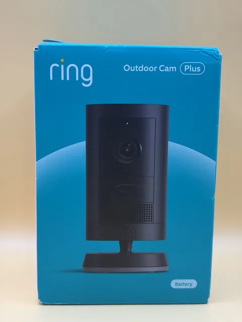 Ring Outdoor Cam Plus Battery 2K HD Smart Camera. New Factory Sealed