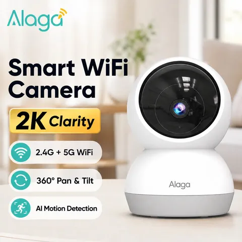【Price Error】Alaga AI 2K 2.4G/5G Wifi6 Security Camera 3MP CCTV Indoor Monitor 3