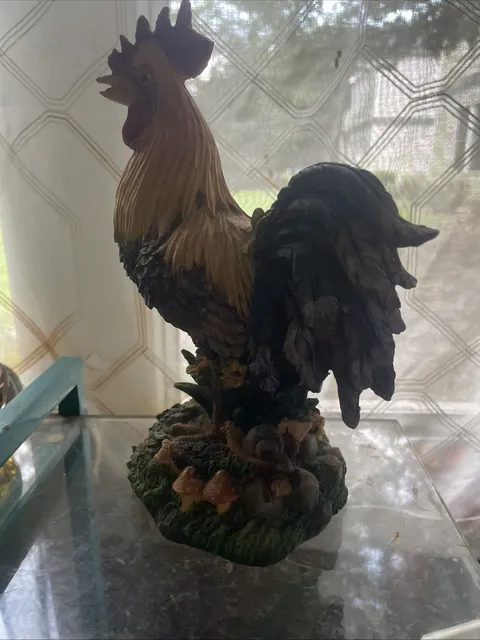 Battery Operated Rooster Light Sensitive Motion Sensor.
