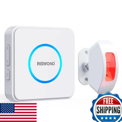 Amhey Wireless Motion Sensor Alarm Indoor Motion Detector Alarm For Business