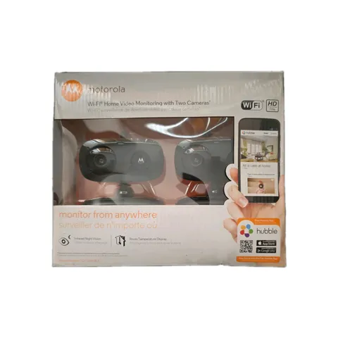 Motorola WiFi Home Video Monitoring With Two Cameras Monitor From Anywhere