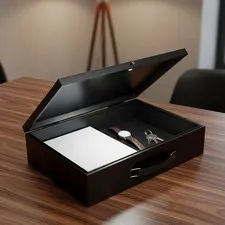 Fireproof Lock Box Portable Security Box for Jewelry Personal Items Outdoor