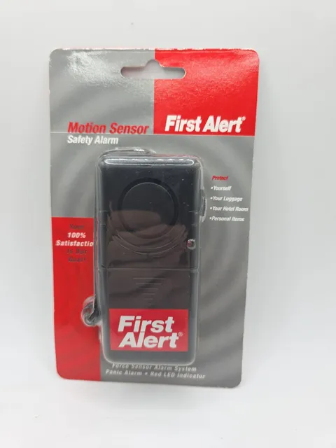 ​First Alert Motion Sensor Safety Alarm Panic Luggage Travel Hotel Room NIP NOS