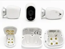 Arlo Camera Single Wireless Indoor/Outdoor Camera VMC3030 w/ Mount - WORKING