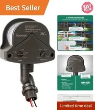 Listed 240-Degree Motion Sensor with Adjustable Sensitivity - Easy Install