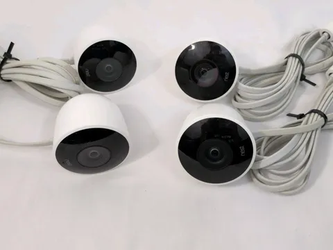 Lot Of 4 - Google NEST Cam Outdoor Camera NC2100ES *No Power Adapter *READ*