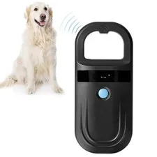 Pet Microchip Reader Scanner FDXB ISO11784/11785 EMID Dog Cat Animal Black