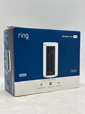 Ring Spotlight Cam Pro Plug-In (2nd Gen) White with 3D Motion Detection - Brand