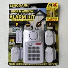 ZeroDark Personal Security Door & Window Complete Security Alarm Kit - 4X Pack