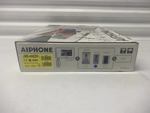 Aiphone JM-4MED JMS-4AEDV Wired Video Intercom LCD 7" Screen 170° Metallic Color