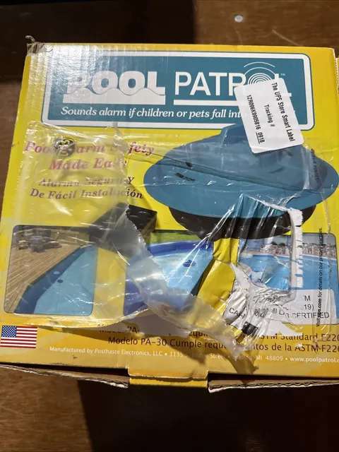 Pool Patrol PA-30 Pool Alarm Certified ASTM Safety Specification F2208 New Open