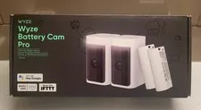 Wyze Battery Cam Pro 2-Pack Wireless Indoor/Outdoor Home Security Camera