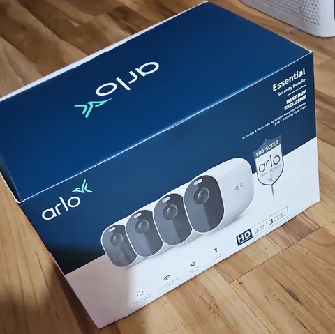 Arlo Essential 4-Camera Wireless Wi-Fi System 1080p Night Vision Indoor/Outdoor