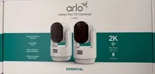 *Arlo Essential 2-Pack Indoor FHD Pan Tilt Cameras