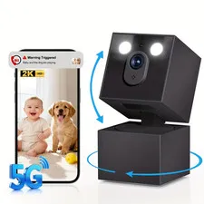 2K Security Camera Indoor - 5G&2.4G WiFi Cameras for Home Security, Pet/Dog/Baby