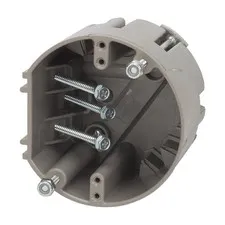 Southwire Electrical Box for Ceiling Fan, Light Fixture, 50lb Ceiling, Gray