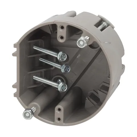 Southwire Electrical Box for Ceiling Fan, Light Fixture, 50lb Ceiling, Gray