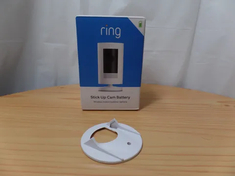 Ring Stick Up Cam White Outdoor Wireless Battery Security Camera 5UM7E5 - New