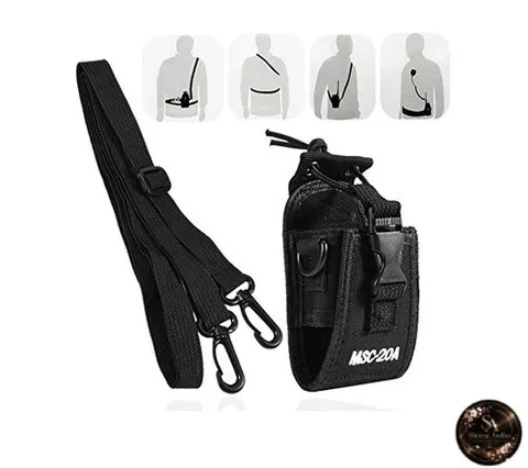 Vbestlife Wireless Transceiver Pouch Multifunctional Handheld Bag Holder Strap