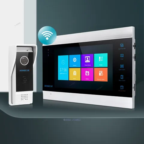 HOMSECUR 7" WIFI Video Door Phone Intercom System with Recording & Snapshot