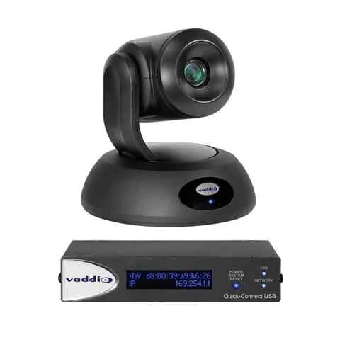 Vaddio RoboSHOT 30E QUSB PTZ Camera System, Black