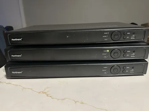 Lot Of 3 Northern Video NTH-NVR8POE Real Time NVR