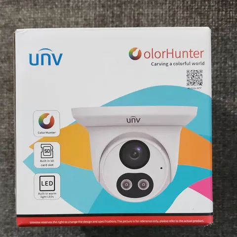 UNV ColorHunter 4MP IP Dome Camera PoE 2.8mm IR LED DC12V IPC3614LB-AF28K-DL