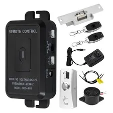 YiToo Fail-Secure Electric Strike Door Lock with 433MHz 12VDC Remote Control... 