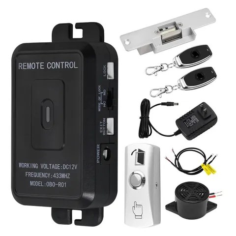 YiToo Fail-Secure Electric Strike Door Lock with 433MHz 12VDC Remote Control... 